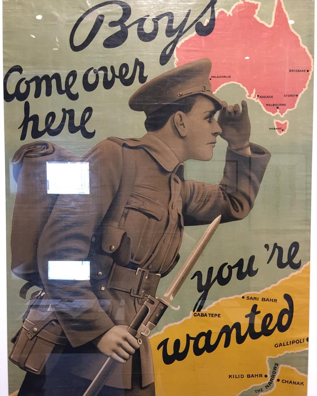 boys come over here, you're...