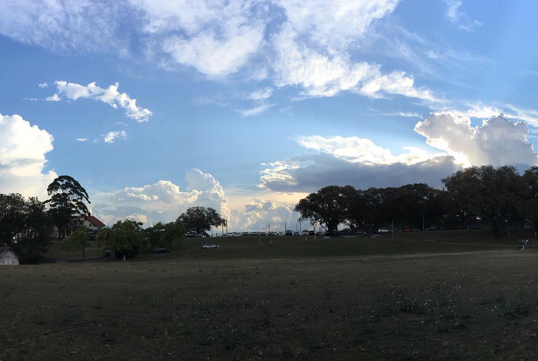 cool clouds last night...