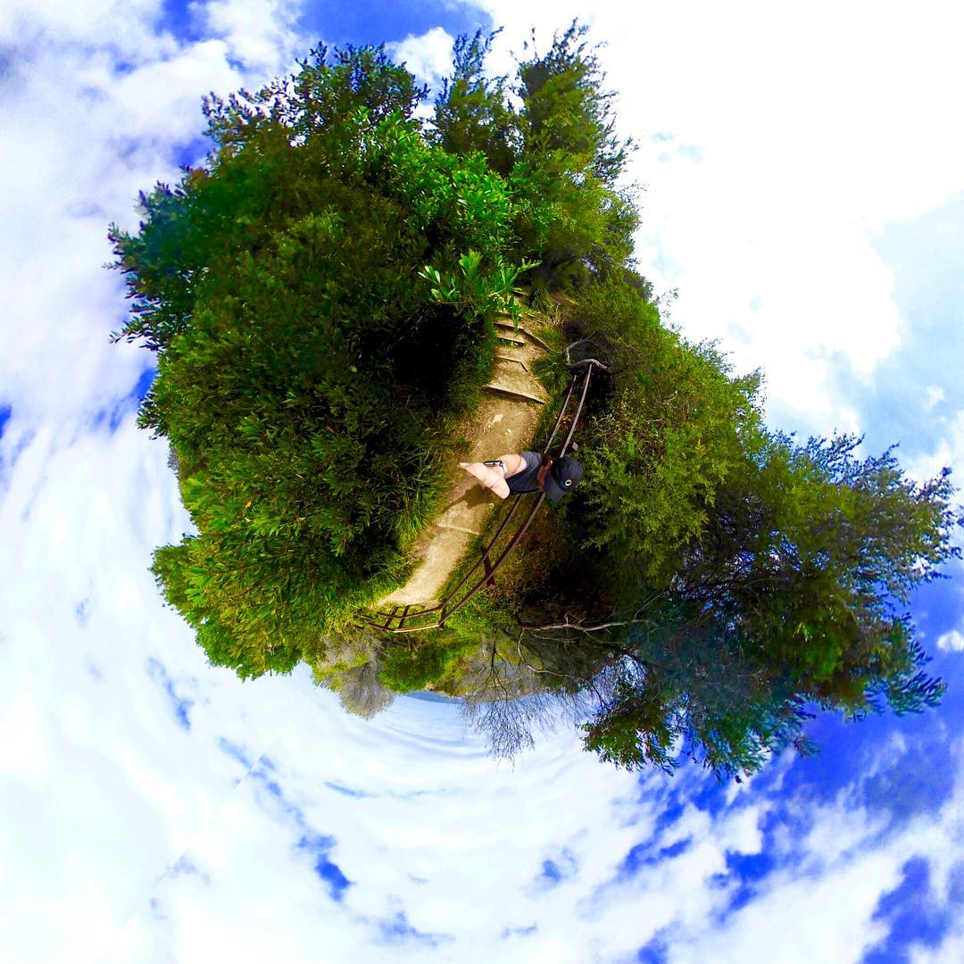 green tiny planet...
