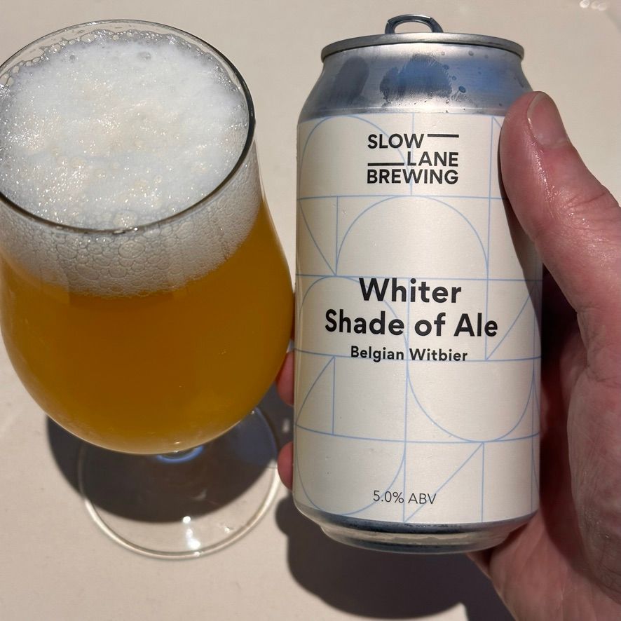 Day 4 - Slow Lane Brewing Whiter Shade of Ale Belgian Witbier
