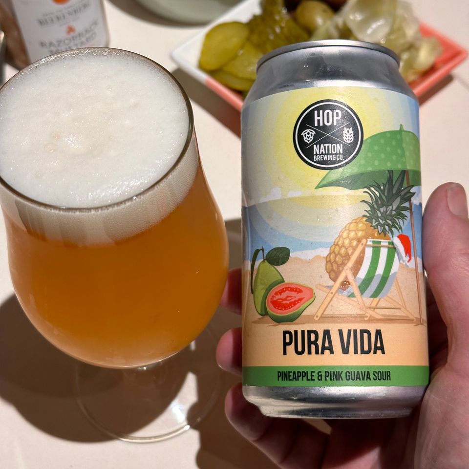 Day 21 - Hop Nation Brewing - Pure Vida Pineapple & Pink Guava Sour