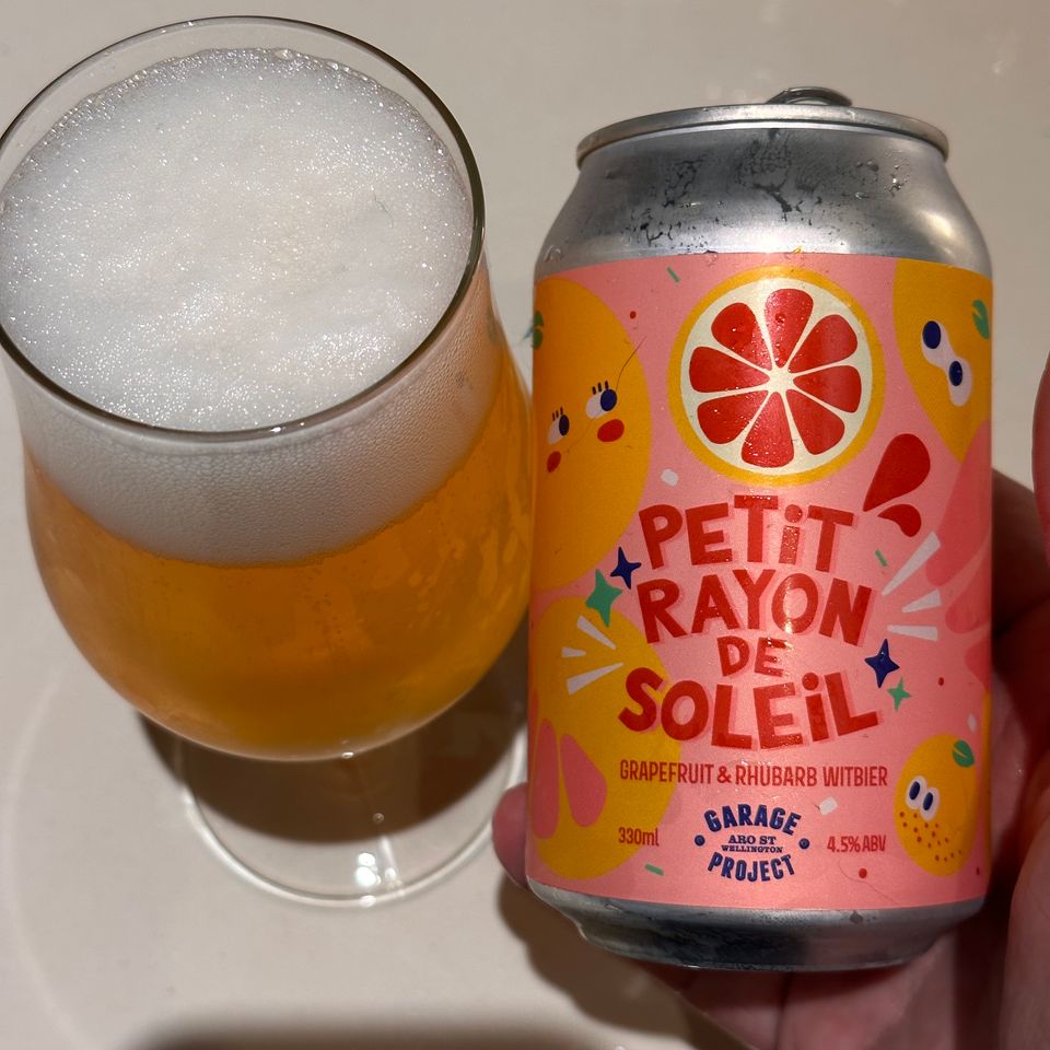 Garage Project Petit Rayon de Soleil Grapefruit & Rhubarb Witbier