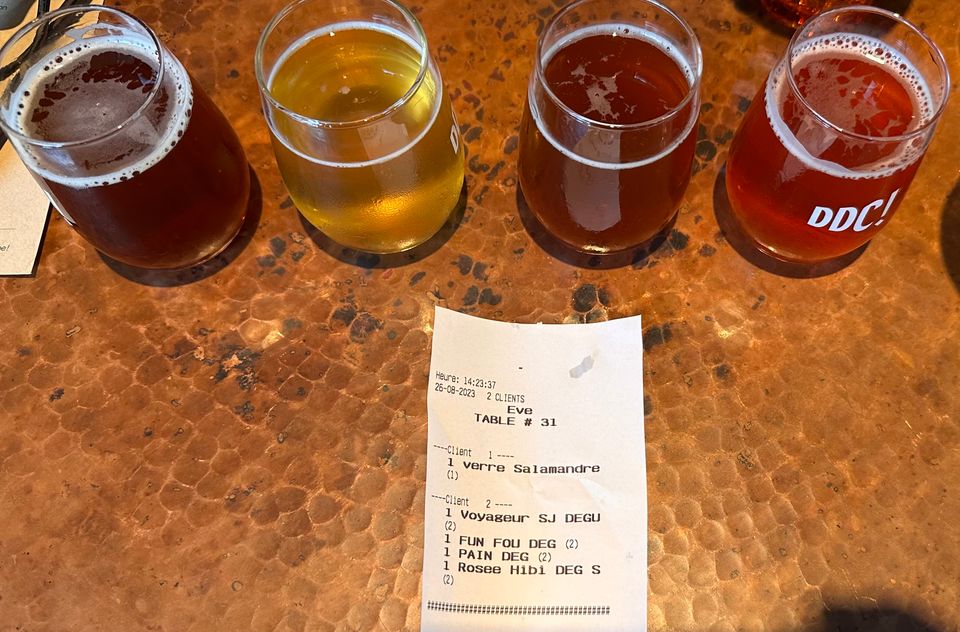 Die Du Ciel/Montreal Brewpub samples