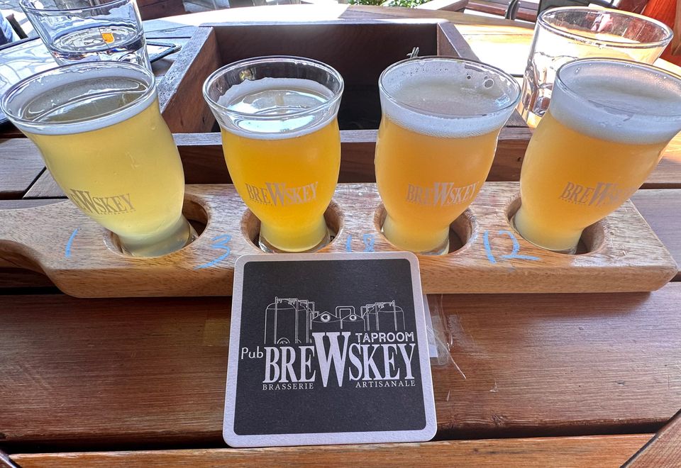Pub BreWskey Tap Room Samples