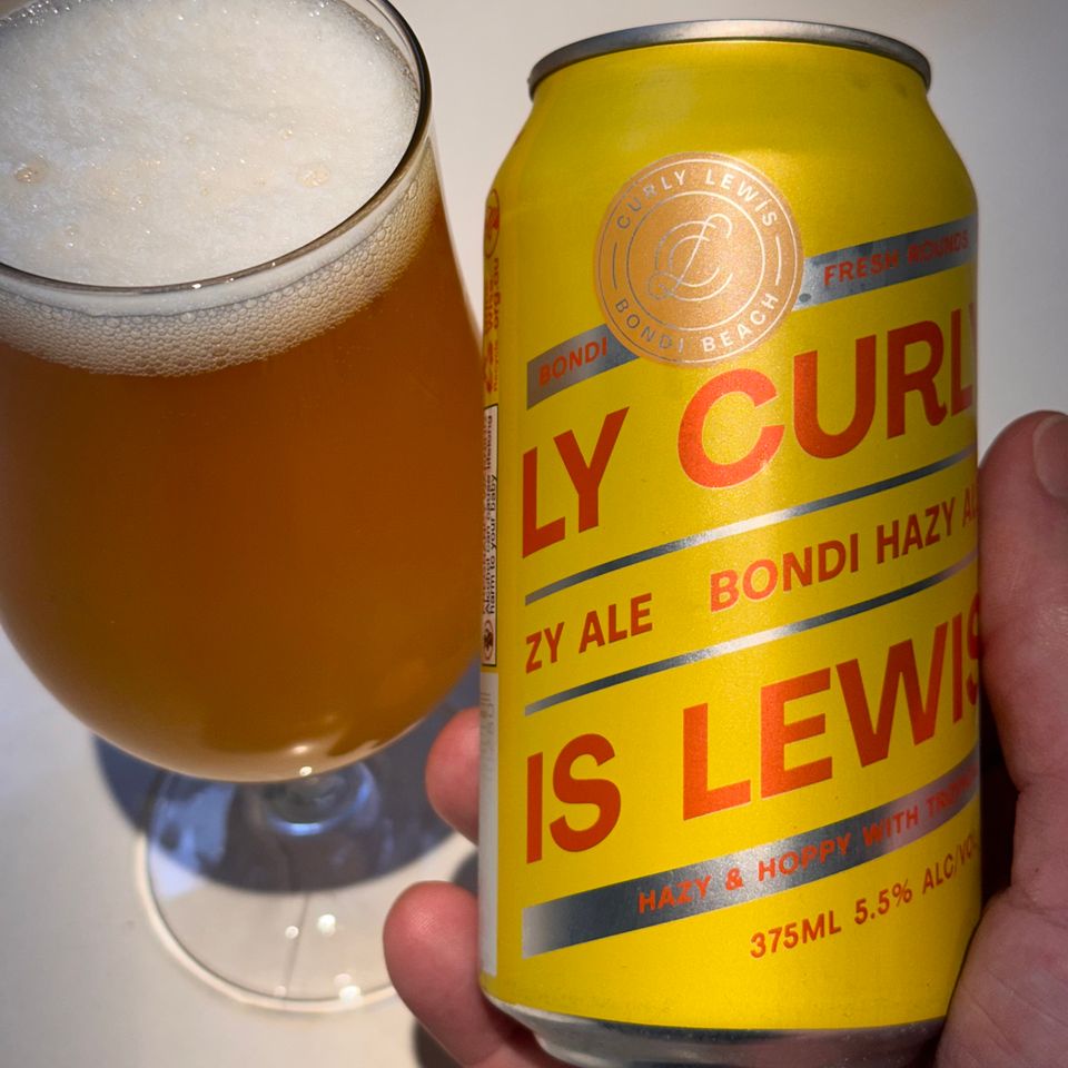 Curly Lewis Bondi Hazy Ale