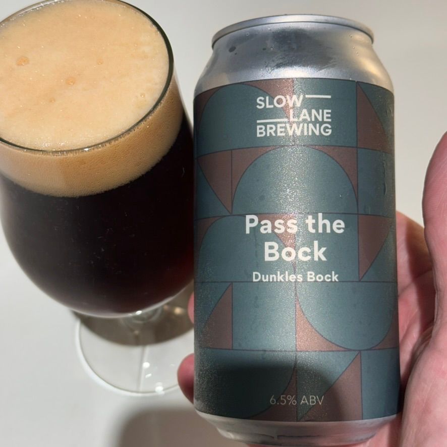 Slow Lane Brewing Pass the Bock Dunkles Bock