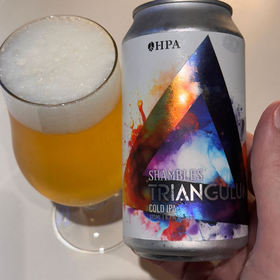 Shambles Triangulum Cold IPA