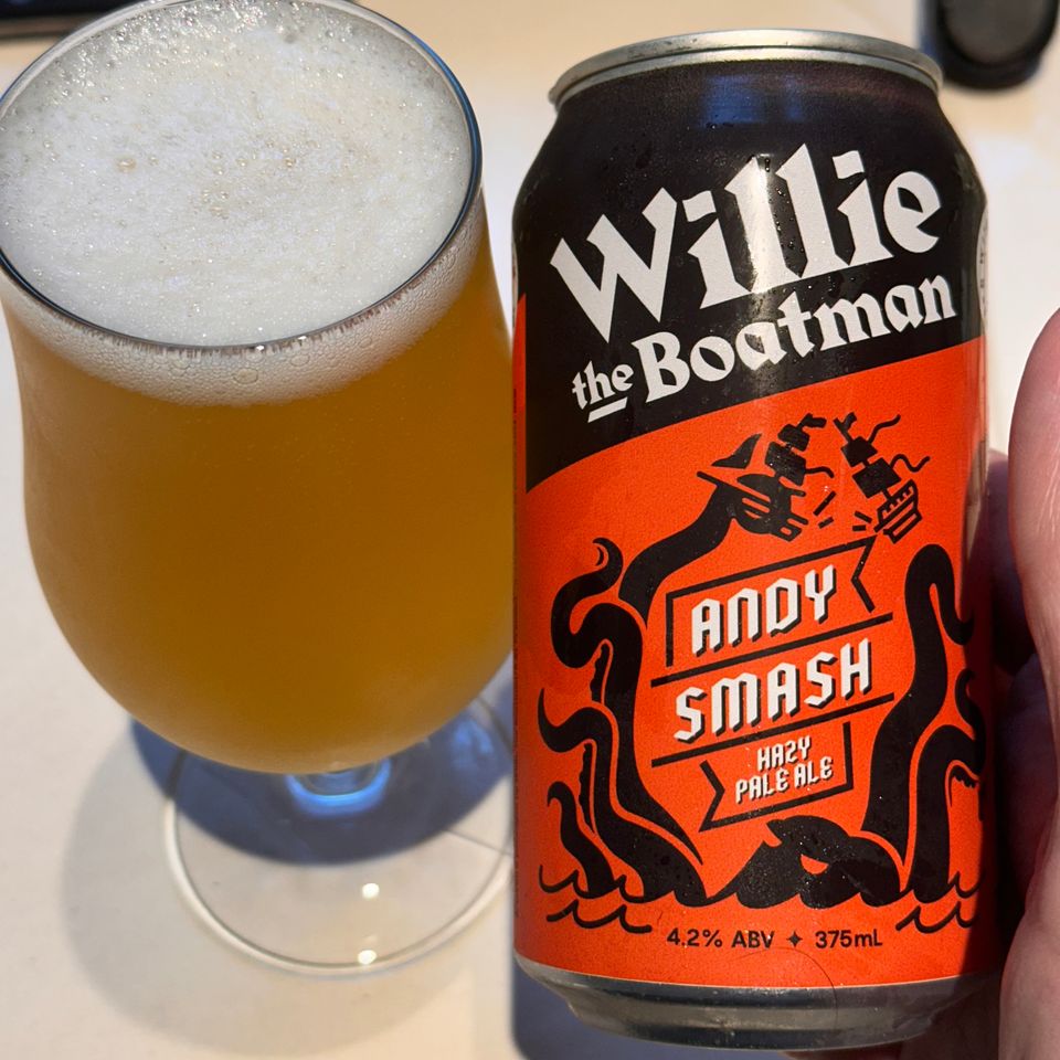 Willie the Boatman Andy Smash Hazy Pale Ale