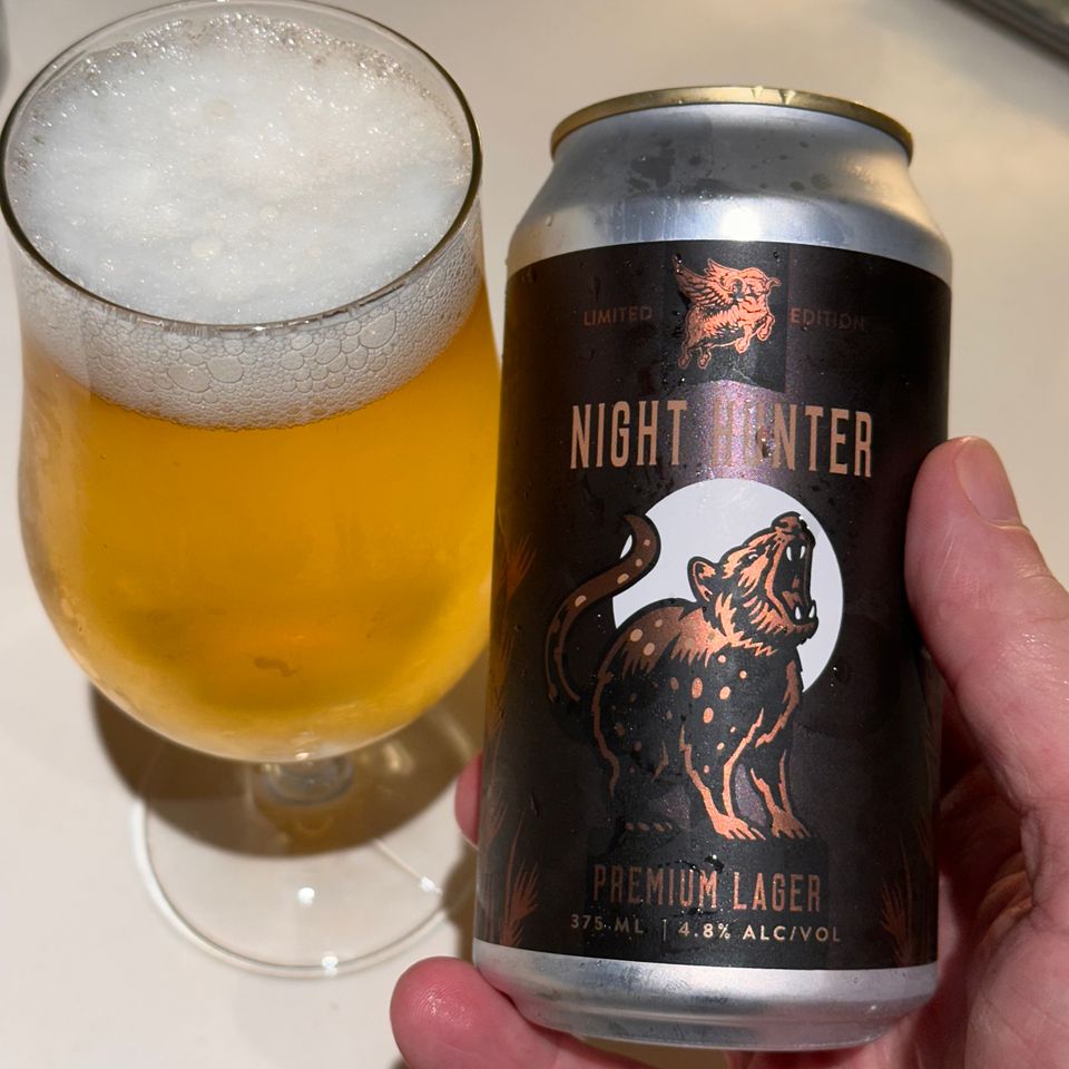 New England Brewing Night Hunter Premium Lager