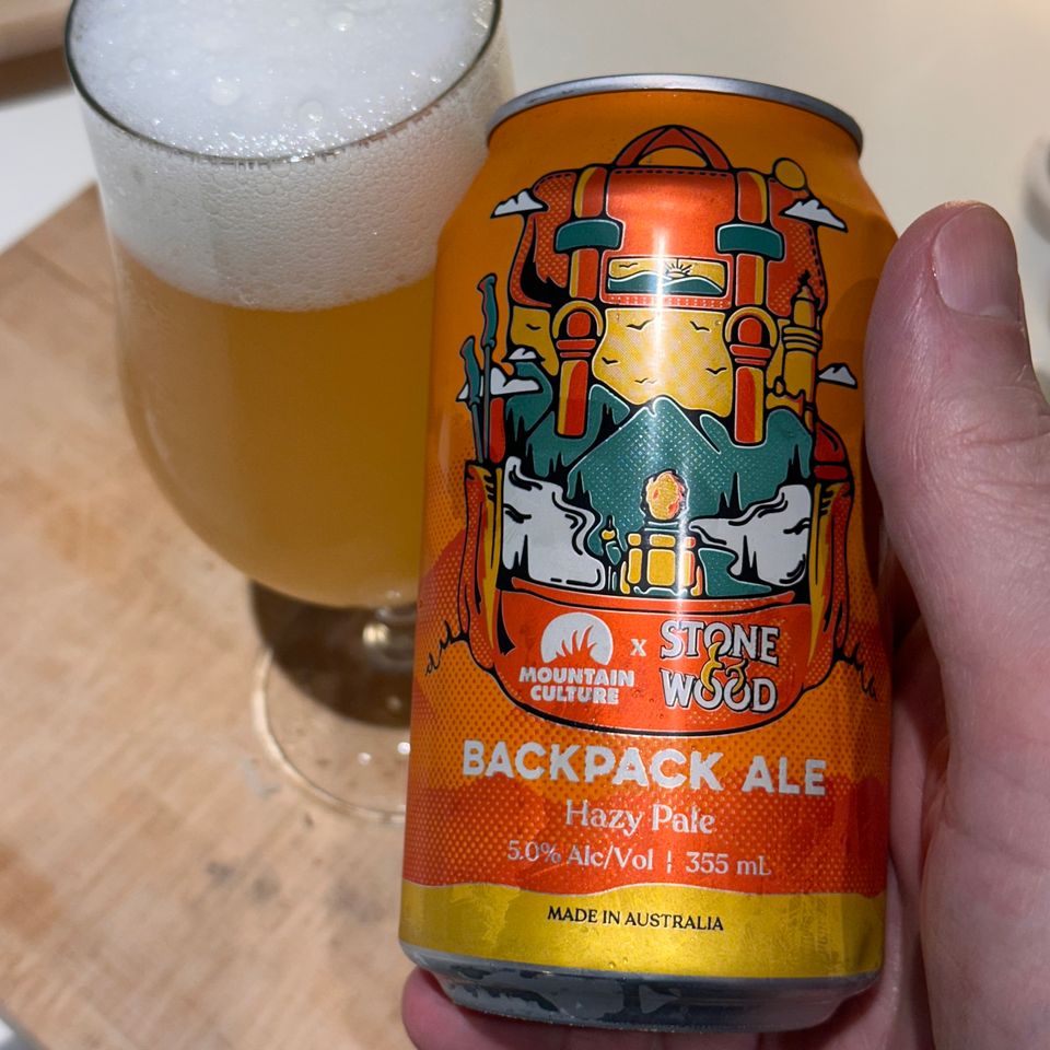 Mountain Culture/Stone and Wood Backpack Ale Hazy Pale