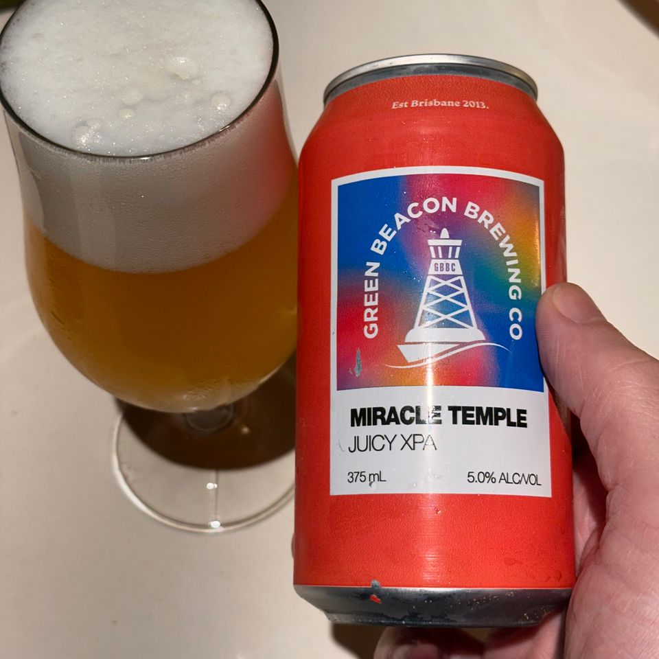 Green Beacon Brewing Miracle Temple Juicy XPA