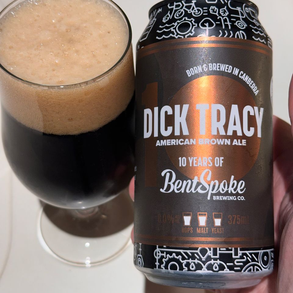 Bentspoke Brewing Dick Tracy American Brown Ale