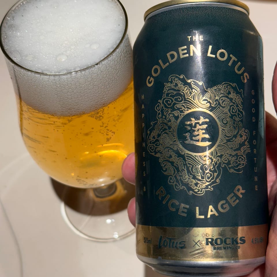 Lotus and Rocks, The Golden Lotus Rice Lager
