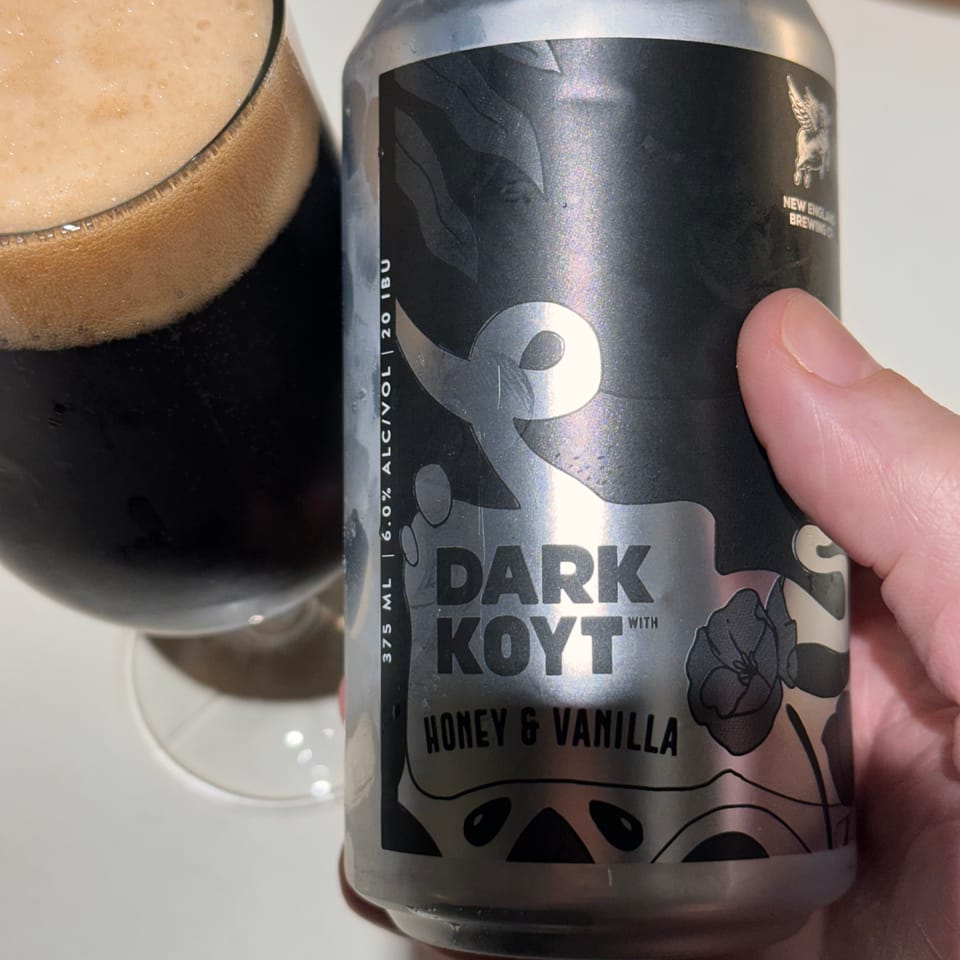 New England Brewing Dark Hoyt Honey & Vanilla