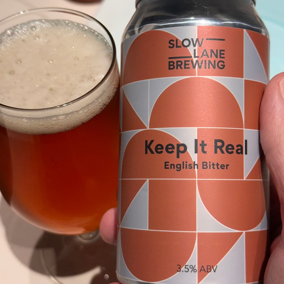 Slow Lane Brewing Keep It Real English Bitter