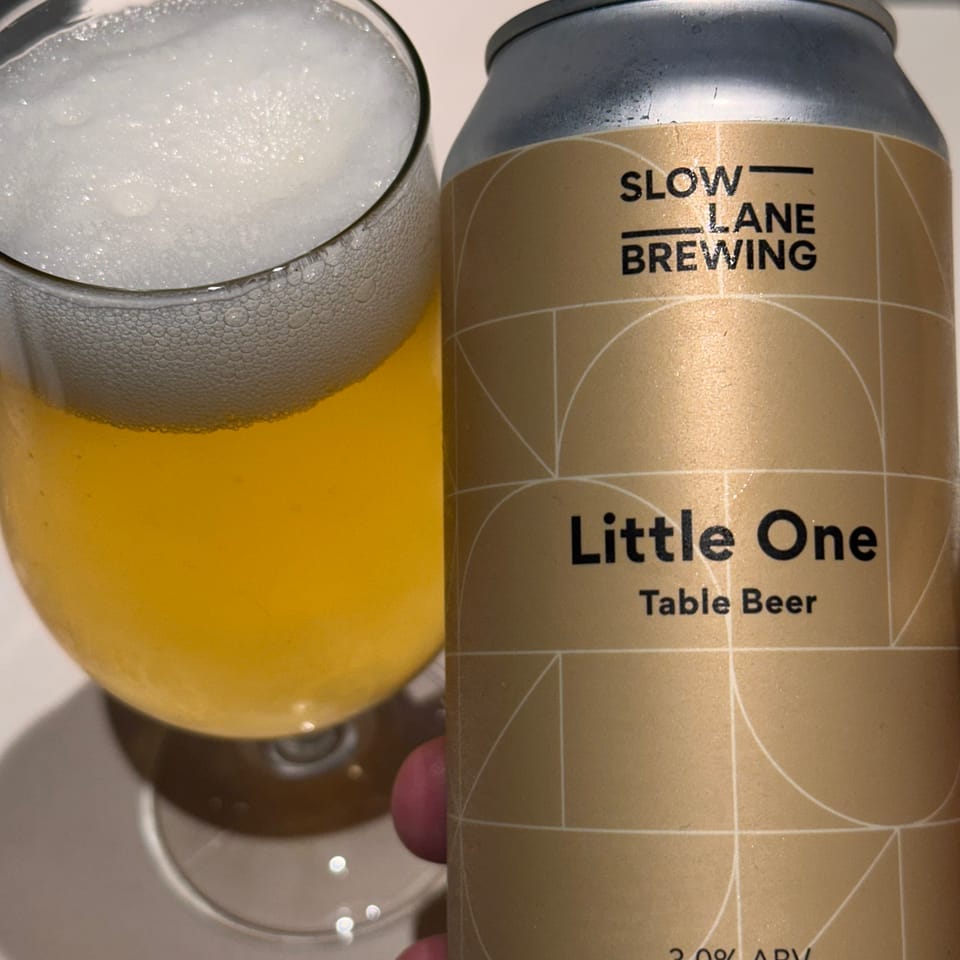 Slow Lane's Little One Table Beer