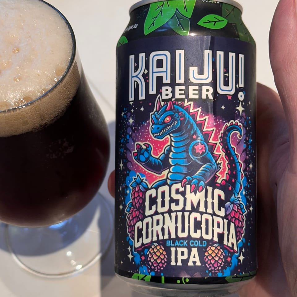Kaiju! Cosmic Cornucopia Black Cold IPA