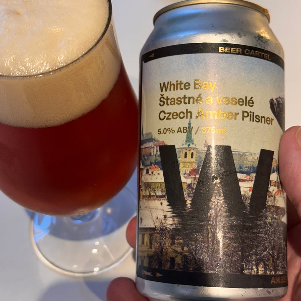 White Bay Štastné a veselé Czech Amber Pilsner