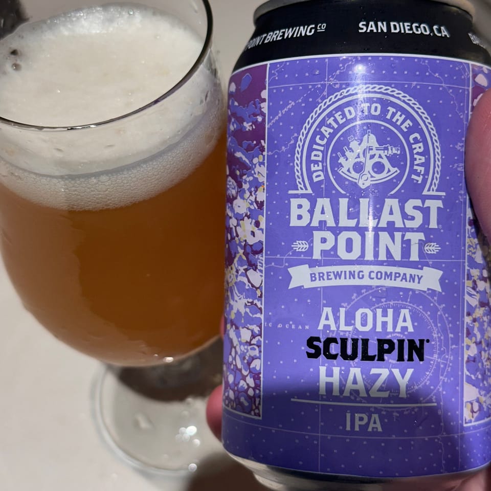 Ballast Point Aloha Sculpin Hazy IPA
