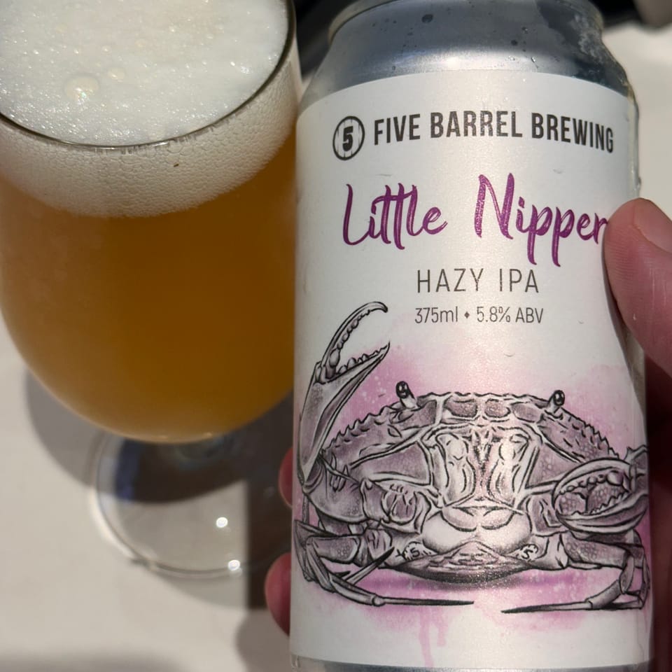 Five Barrel Little Nipper Hazy IPA