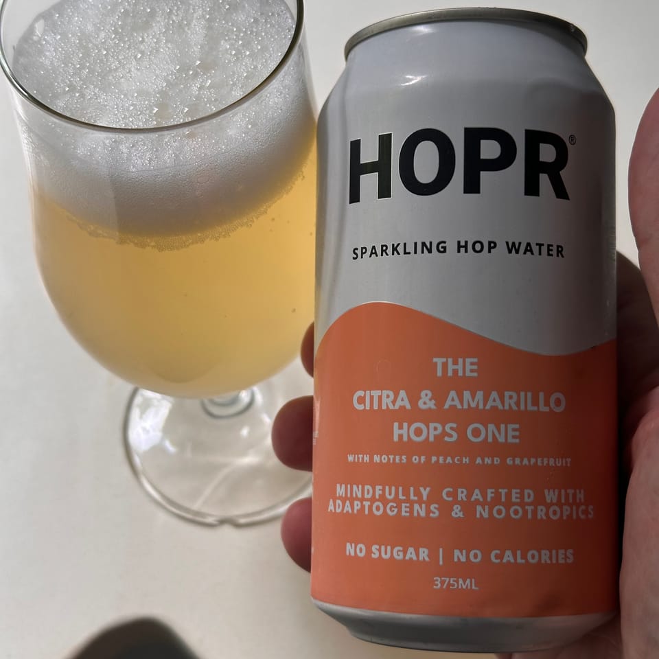 HOPR Sparkling Hop Water The Citra & Amarillo Hops One