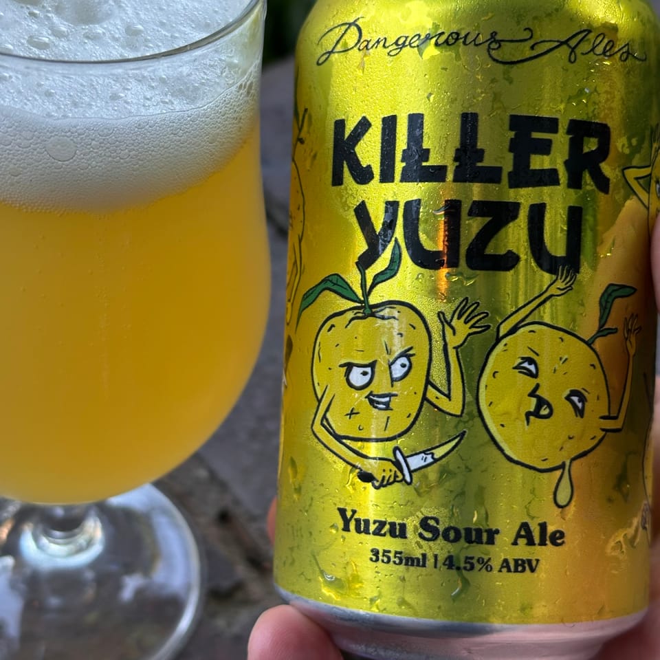 Dangerous Ales Killer Yuzu Sour Ale