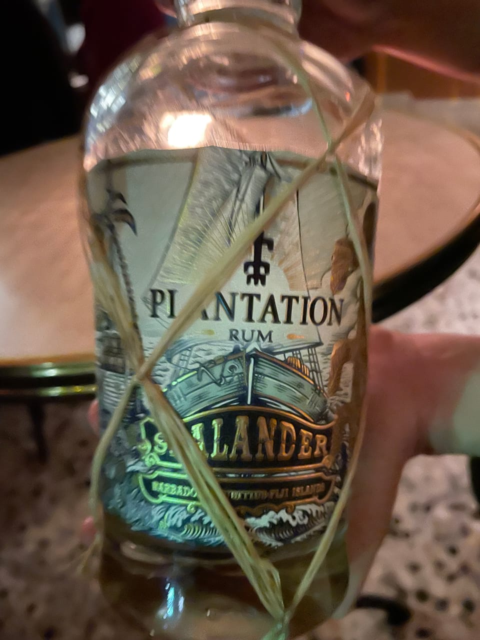 Plantation Sealander Rum with Oysters