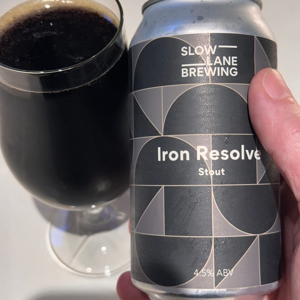 Slow Lane Iron Resolve Stout