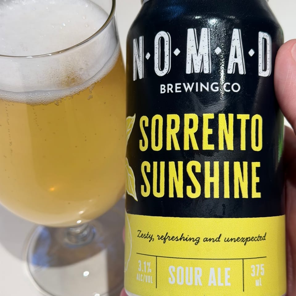 Nomad Sorrento Sunshine Sour Ale