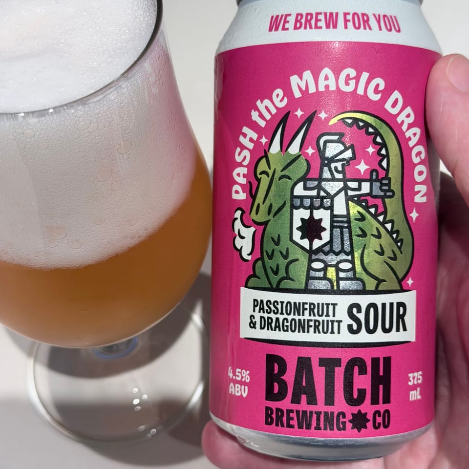 Batch Pash the MAGIC DRAGON Passionfruit & Dragonfruit SOUR