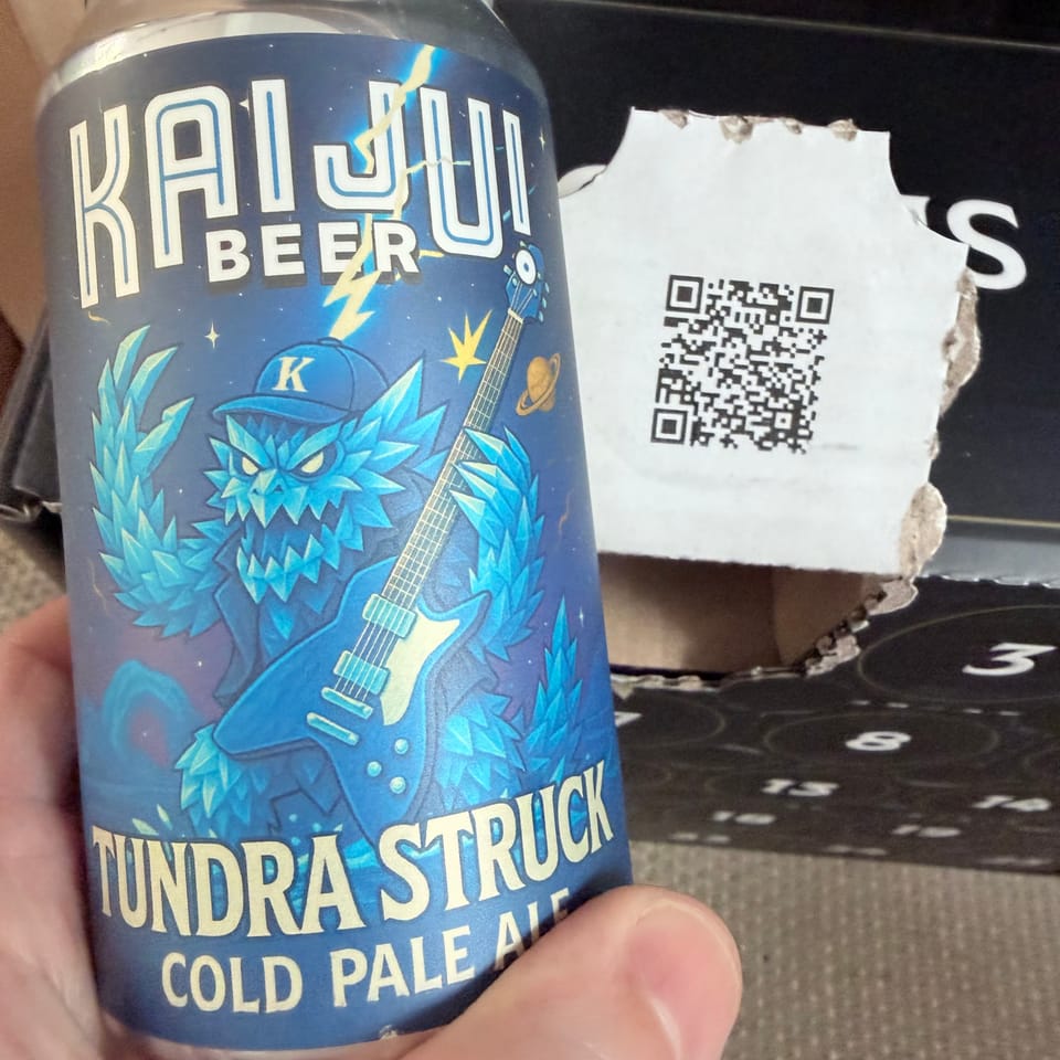 beervent day 02 Kaiju! Tundra Struck Cold Pale Ale