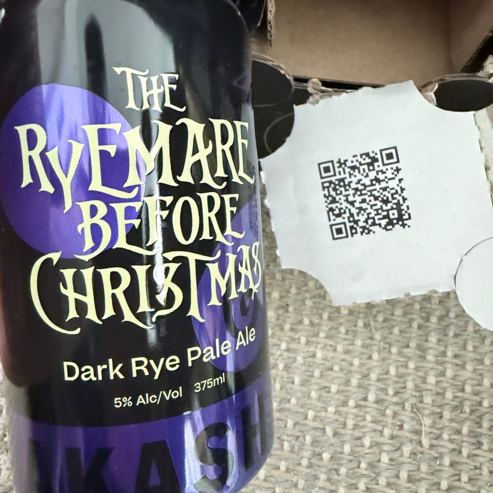beervent day 19 Akasha The Ryemare Before Christmas Dark Rye Pale Ale