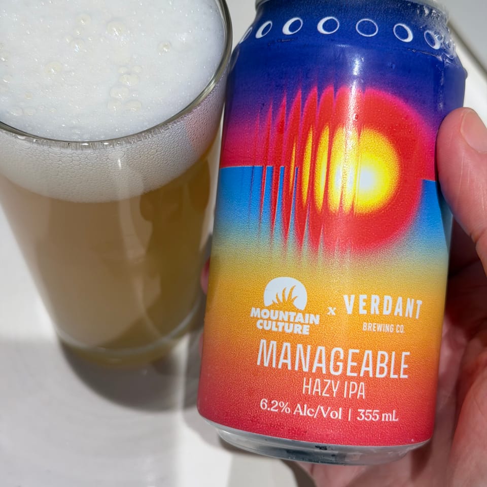 Mountain Culture x Verdant Manageable Hazy IPA