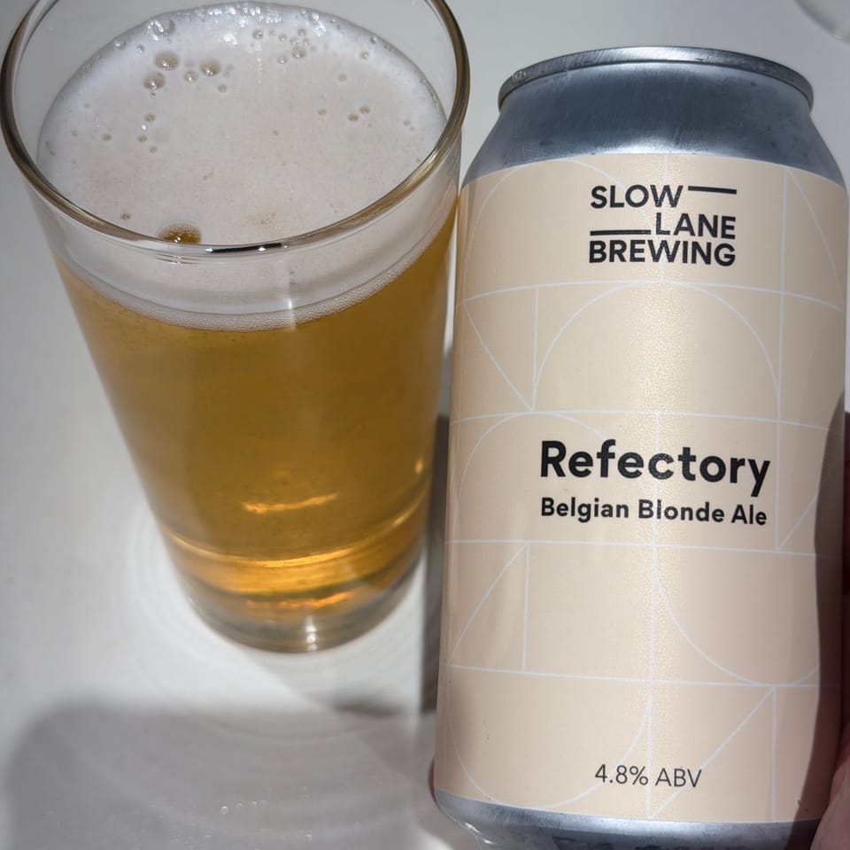 Slow Lane Refectory Belgian Blonde Ale
