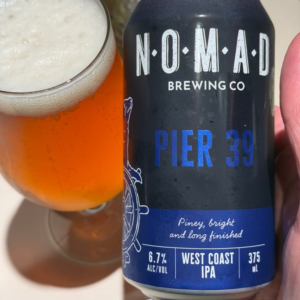 Nomad Brewing Pier 39 West Coast IPA