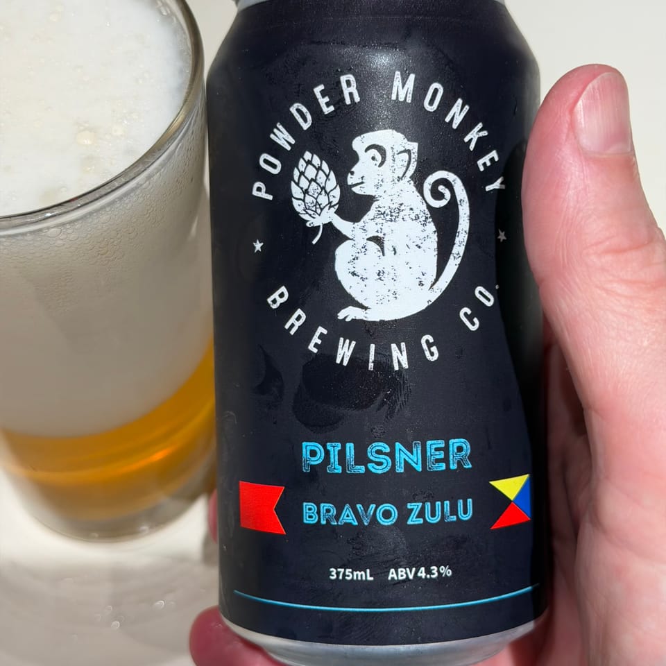 Powder Monkey Pilsner Bravo Zulu