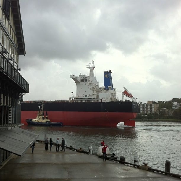 that's a big boat...