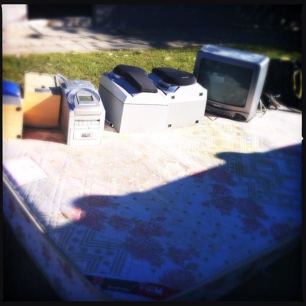 abandoned tech slumber party...