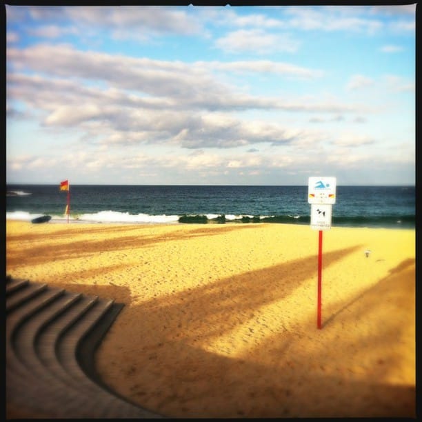 Coogee Beach - winter #Hipstamatic...