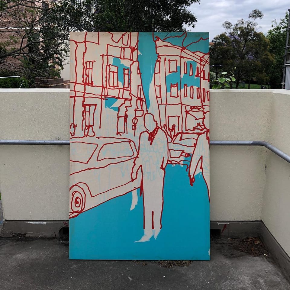 pedestrian overpass art...